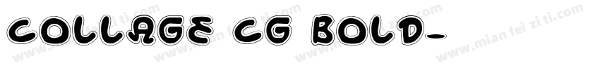 Collage Cg Bold字体转换